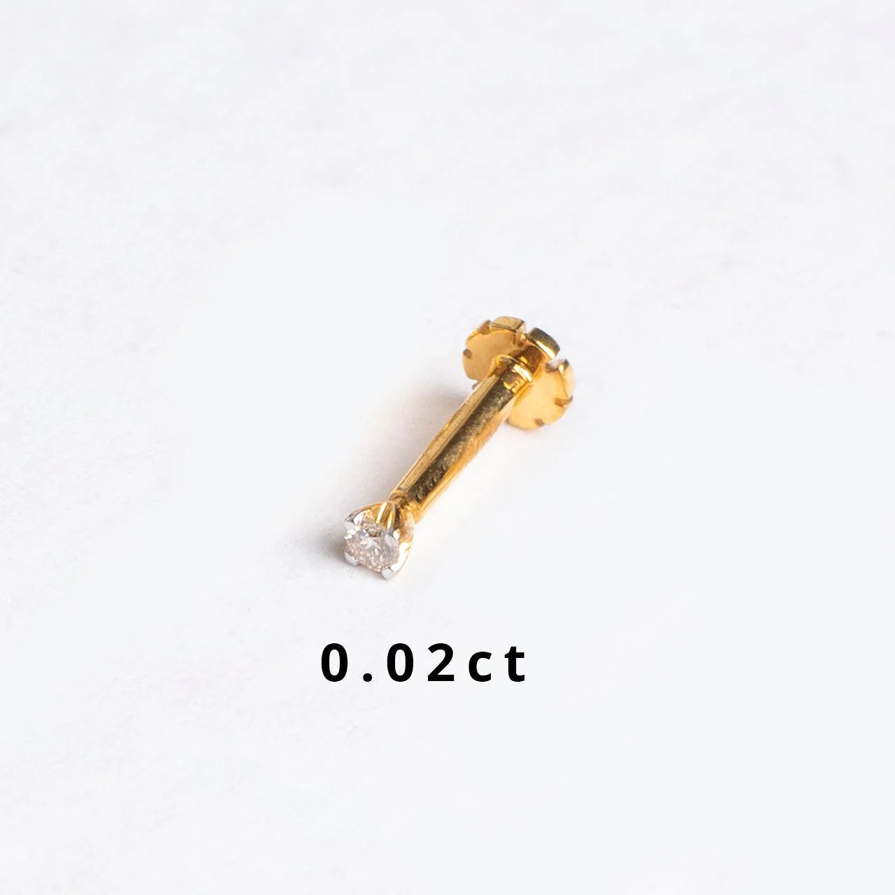 18ct Gold Diamond Screw Back Nose Stud (0.01ct - 0.10ct) - Image 10