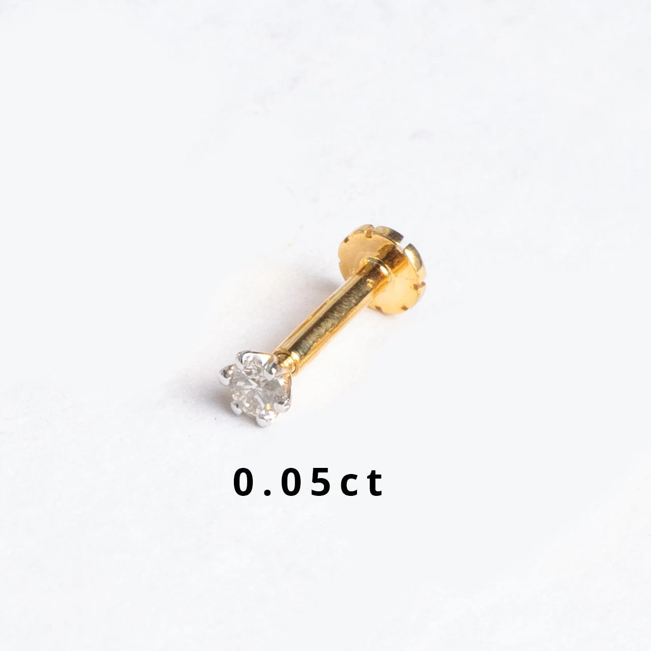 18ct Gold Diamond Screw Back Nose Stud (0.01ct - 0.10ct) - Image 15
