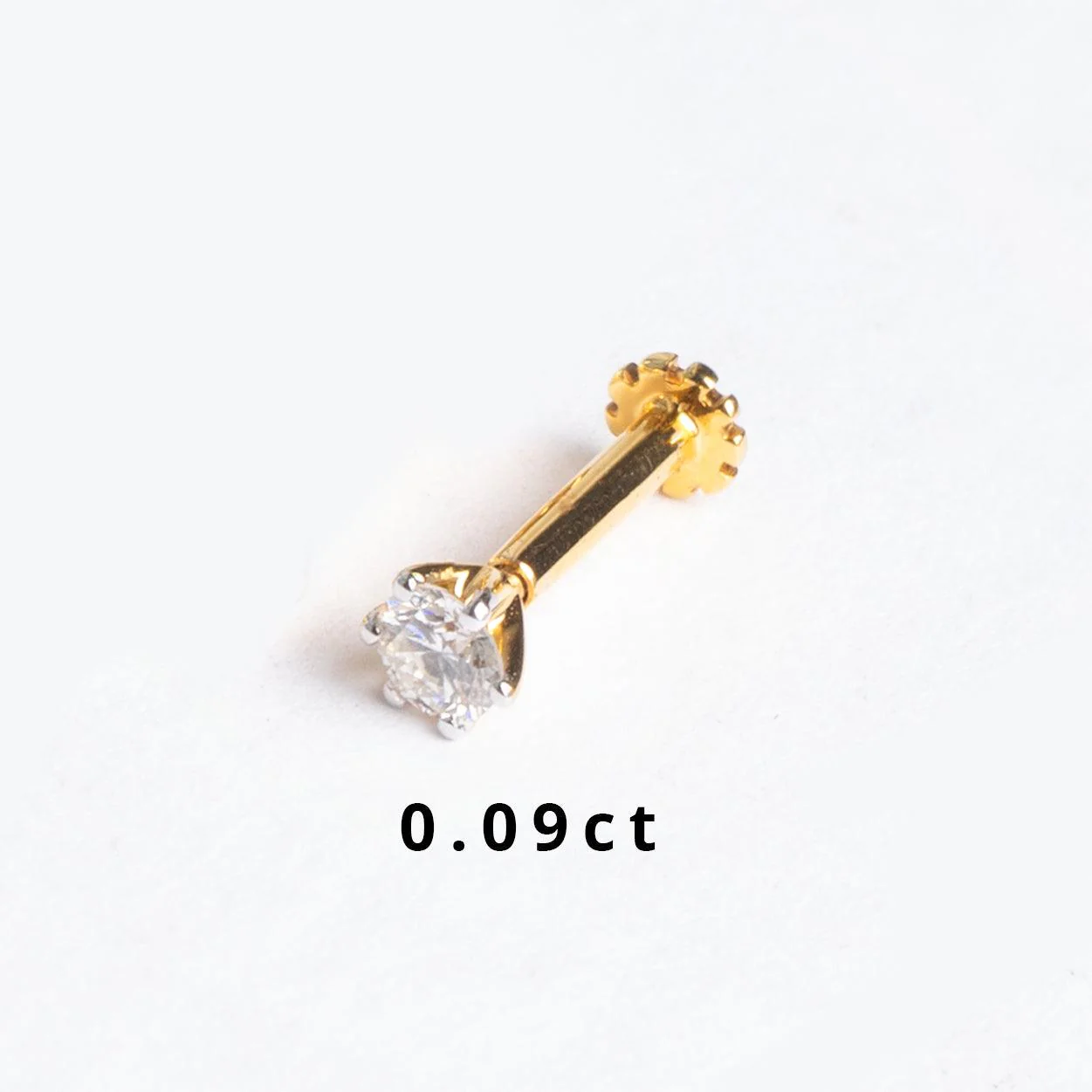 18ct Gold Diamond Screw Back Nose Stud (0.01ct - 0.10ct) - Image 24