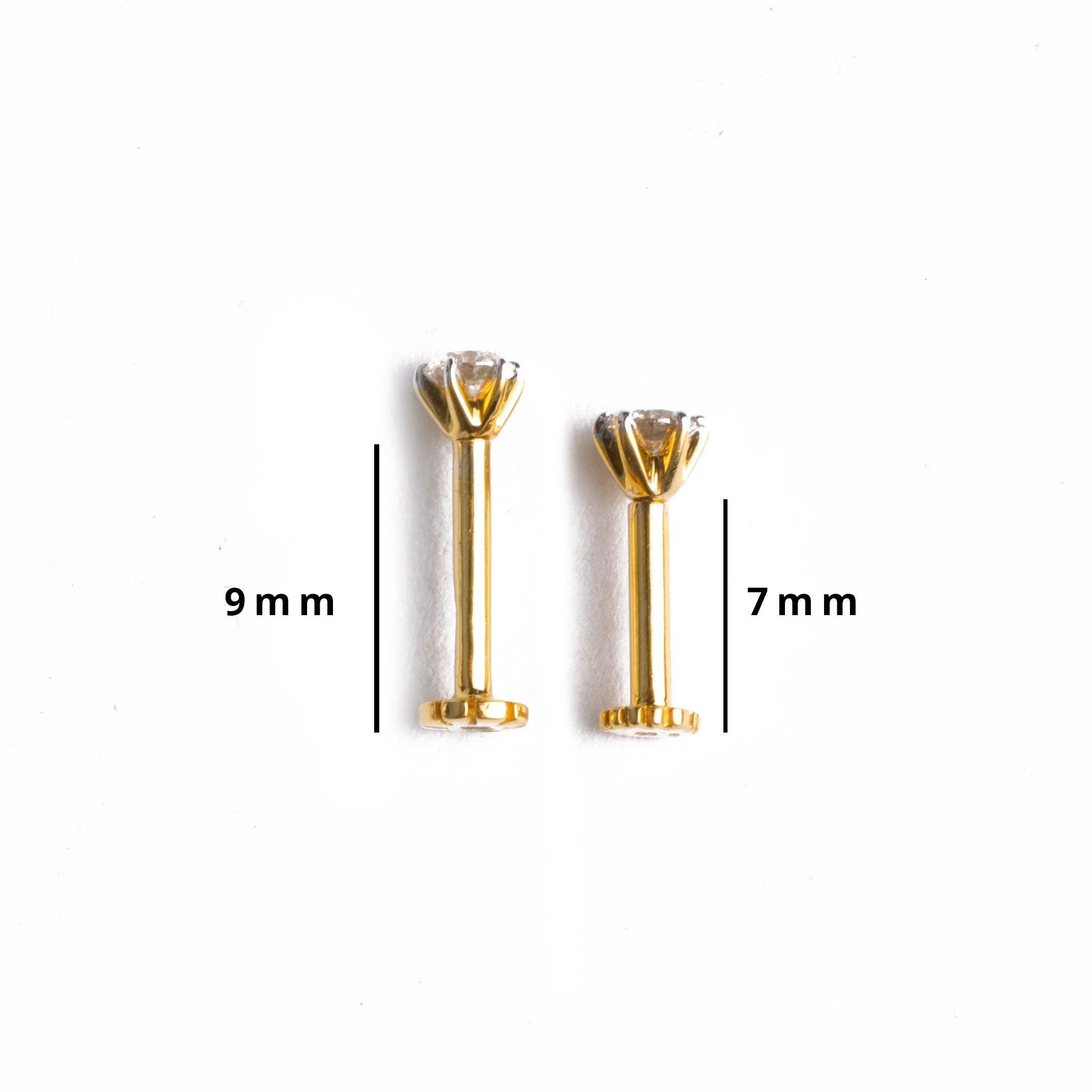 18ct Gold Diamond Screw Back Nose Stud (0.01ct - 0.10ct) - Image 25