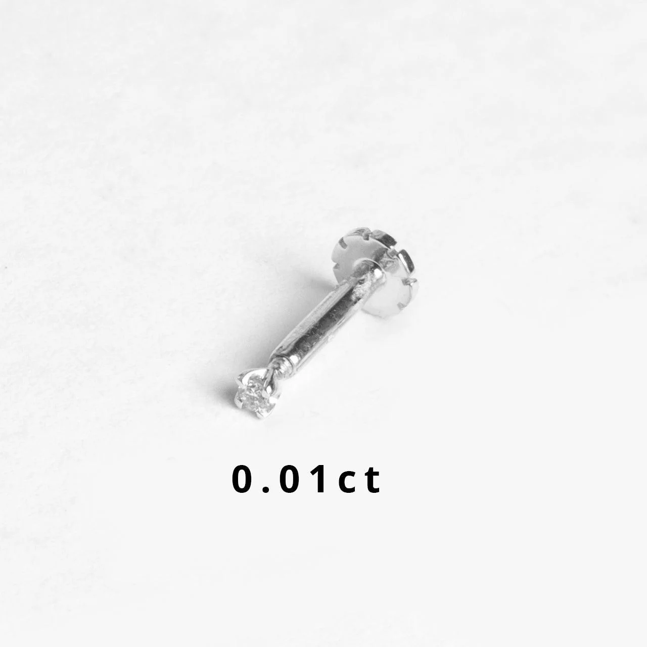 18ct Gold Diamond Screw Back Nose Stud (0.01ct - 0.10ct) - Image 6