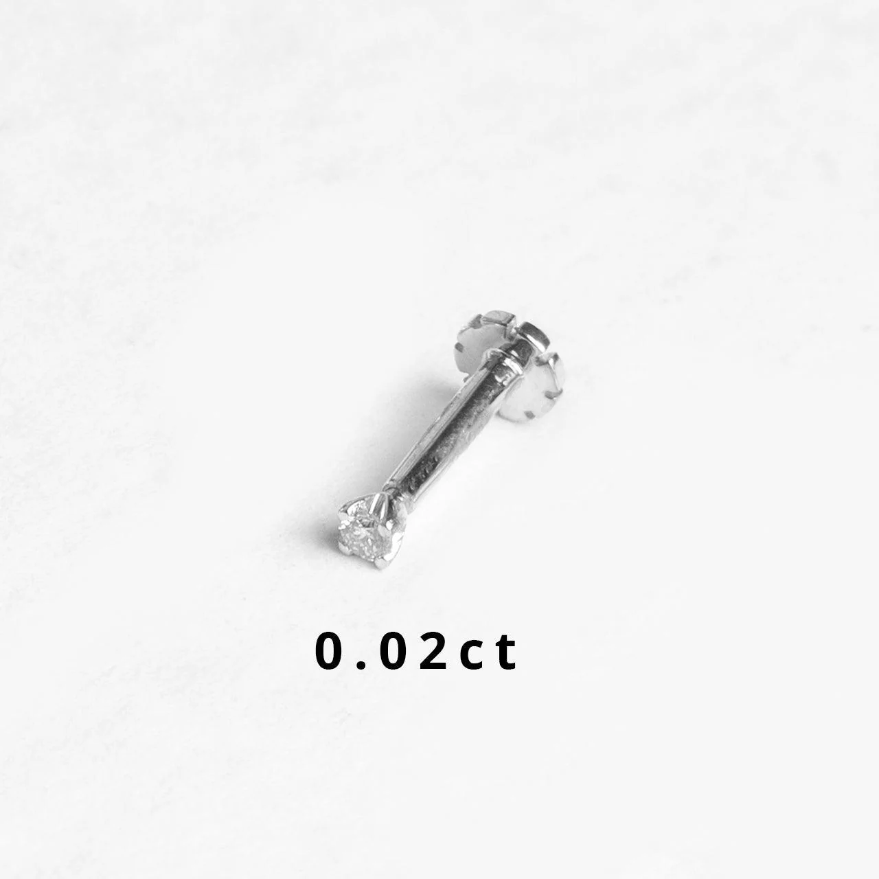 18ct Gold Diamond Screw Back Nose Stud (0.01ct - 0.10ct) - Image 9