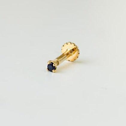 18ct Gold Emerald┋Ruby┋Sapphire Screw Back Nose Stud (0.02ct - 0.40ct) - Image 6