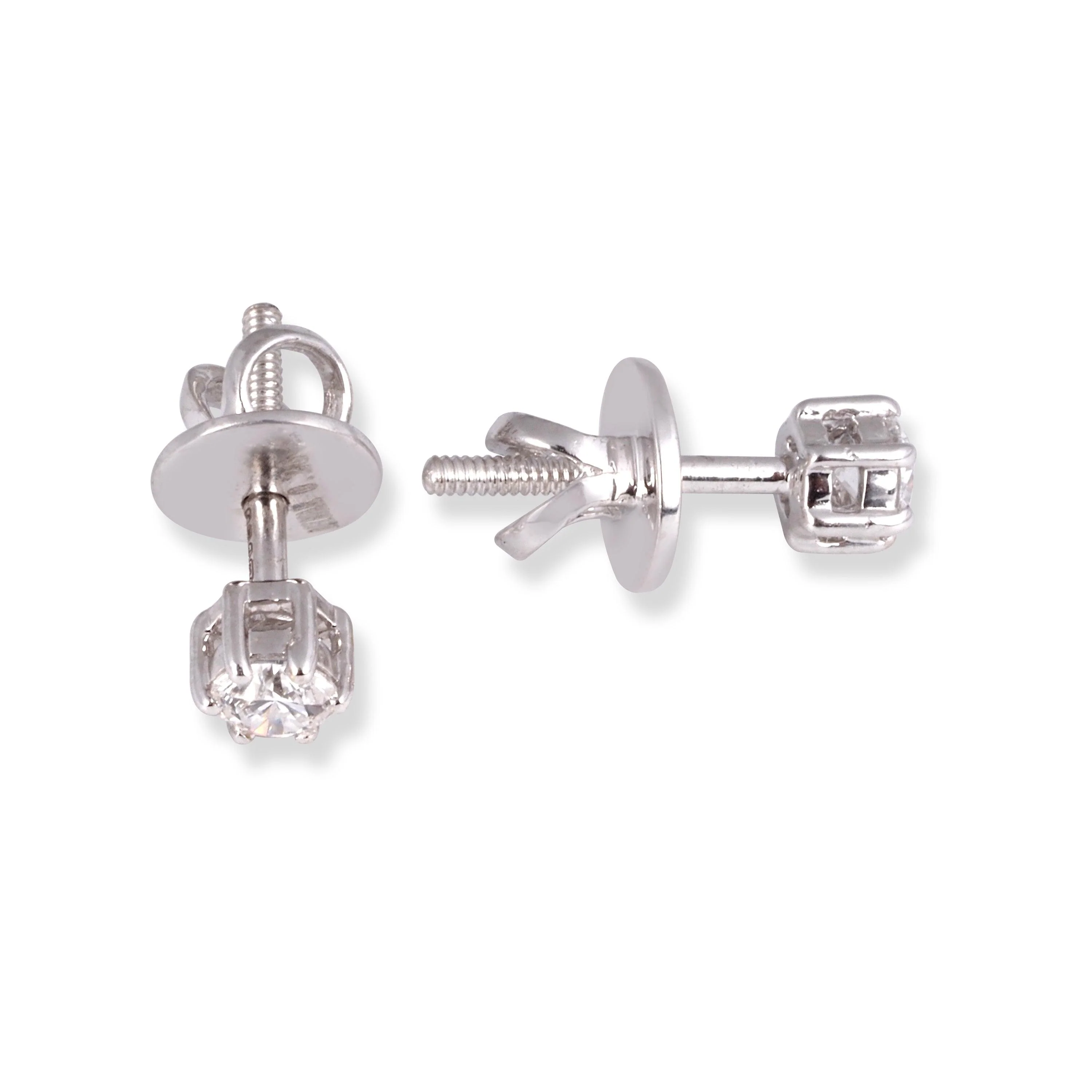 18ct Gold Diamond Stud Earrings 0.26ct - Premium Diamond studs - Image 7