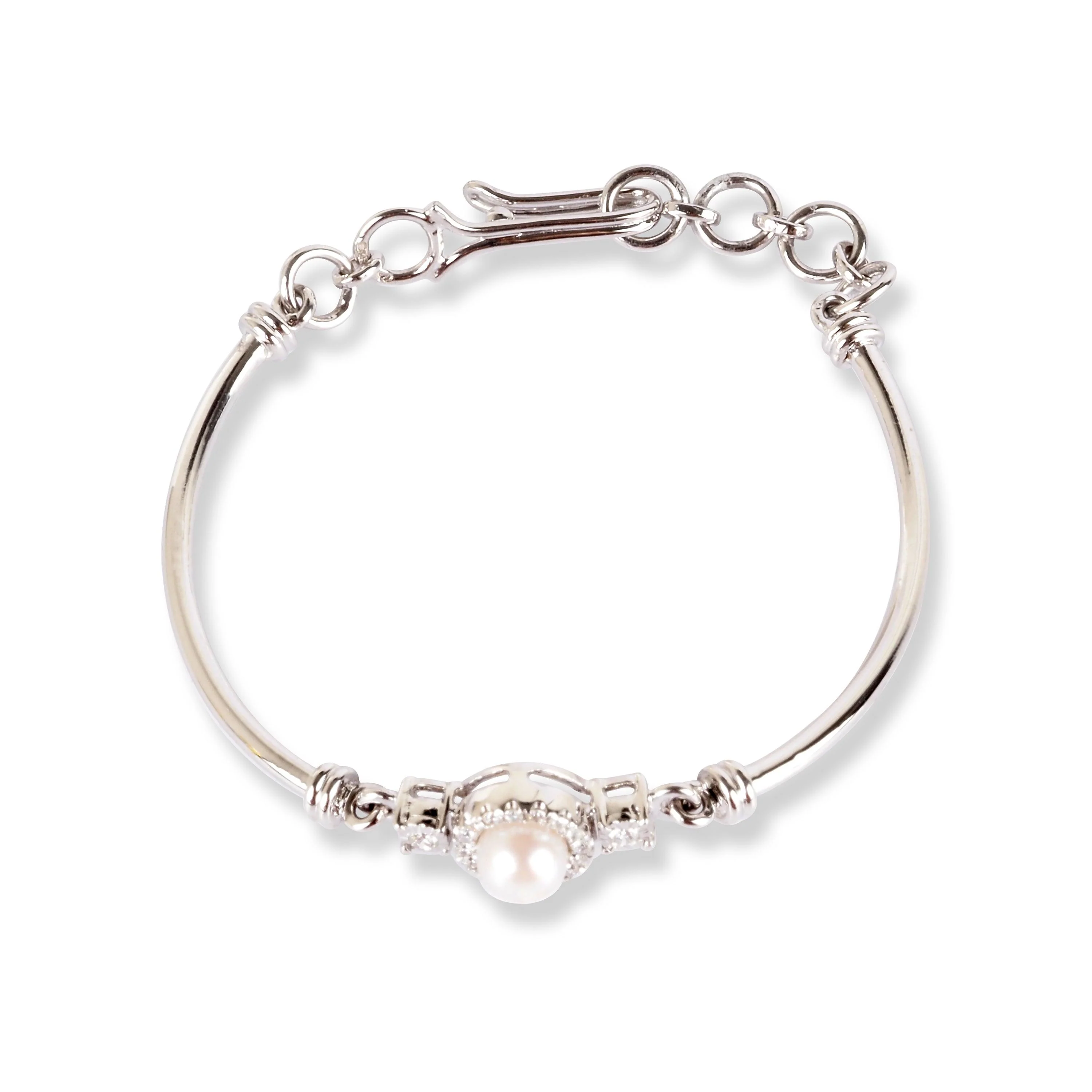 18ct Gold Diamond & Cultured Pearl Children's Bracelet MCS3613/MCS3671 - Image 7