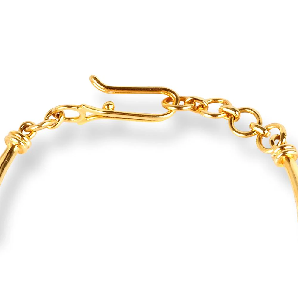 18ct Gold Diamond & Cultured Pearl Children's Bracelet MCS3613/MCS3671 - Image 8