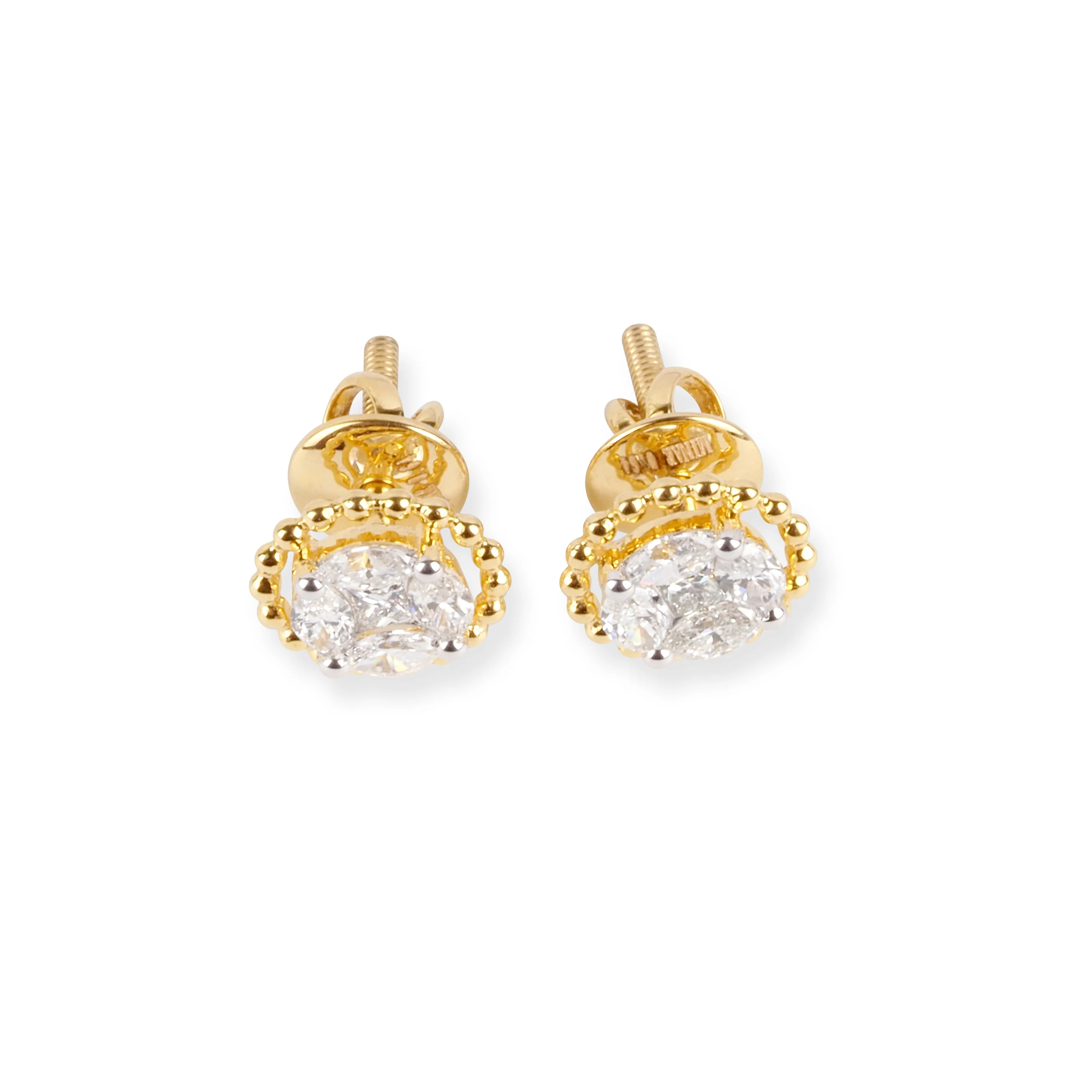 18ct Yellow Gold Diamond Chain, Pendant and Earrings Set - Image 8