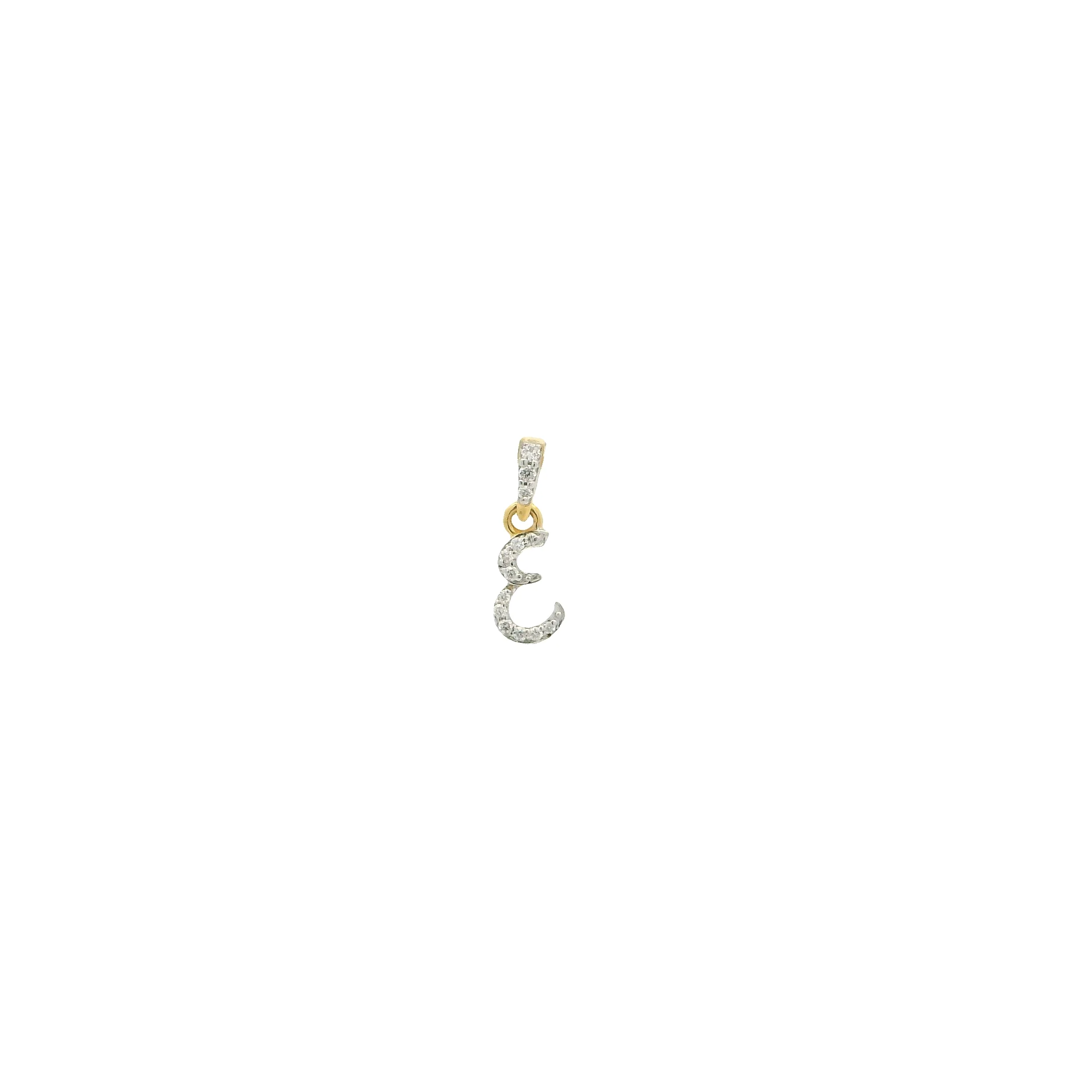 18ct Yellow Gold Diamond Letter Pendant – Stylish Personalised Initial Jewellery - Image 5