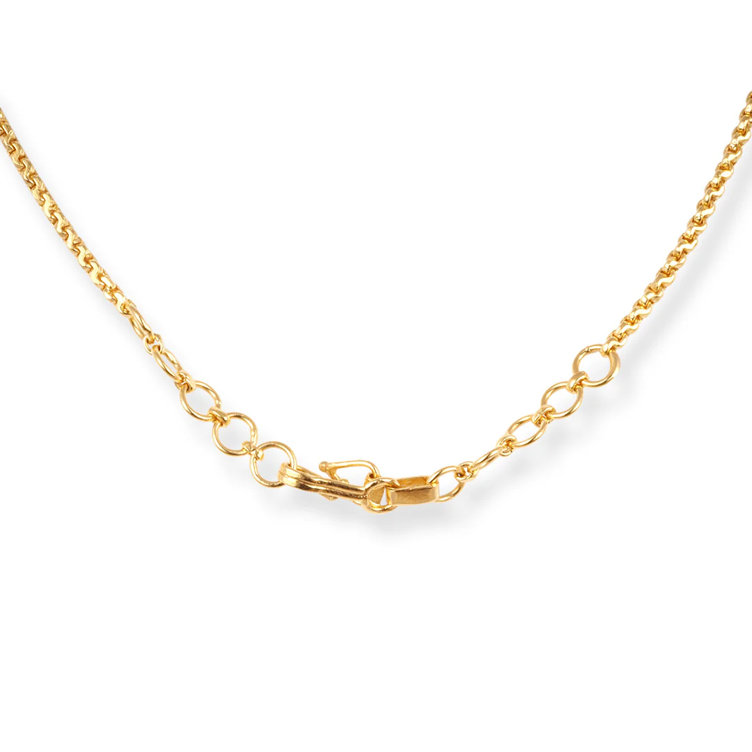 22ct Gold Necklace Suite with Cubic Zirconia Stones & Hook Clasp. - Image 6