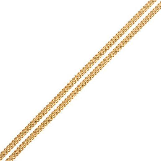 22ct Foxtail Chain – Indian Gold Necklace for Men & Women - Image 4