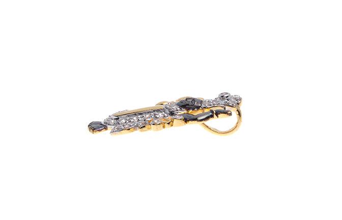 18ct / 22ct Gold Cubic Zirconia Shreenathji Pendant - Religious accessories - Image 3