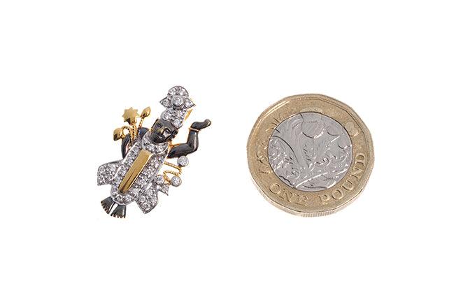 18ct / 22ct Gold Cubic Zirconia Shreenathji Pendant - Religious accessories - Image 4