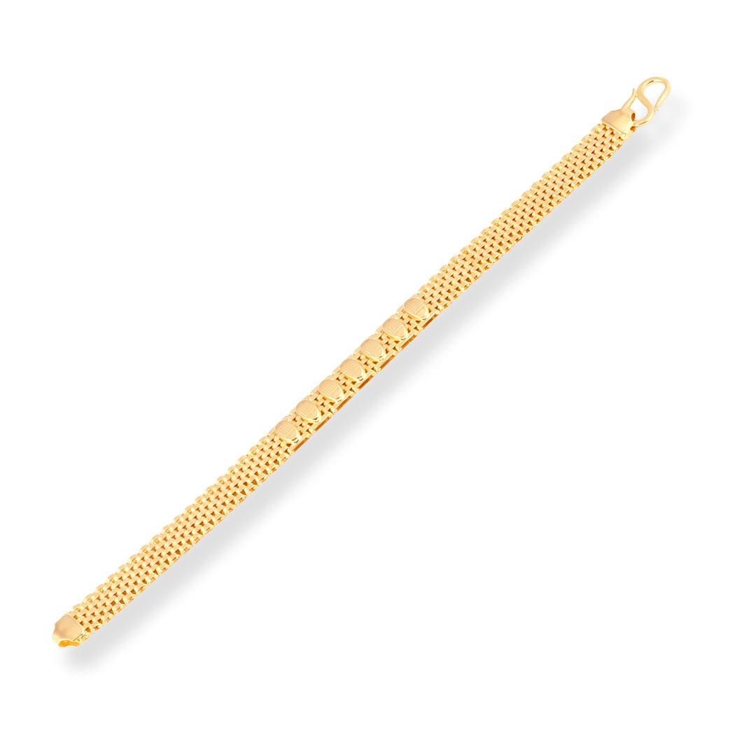 22ct Gold Gents Bracelet with S Clasp | Premium Gold Bracelet for Men - Image 4