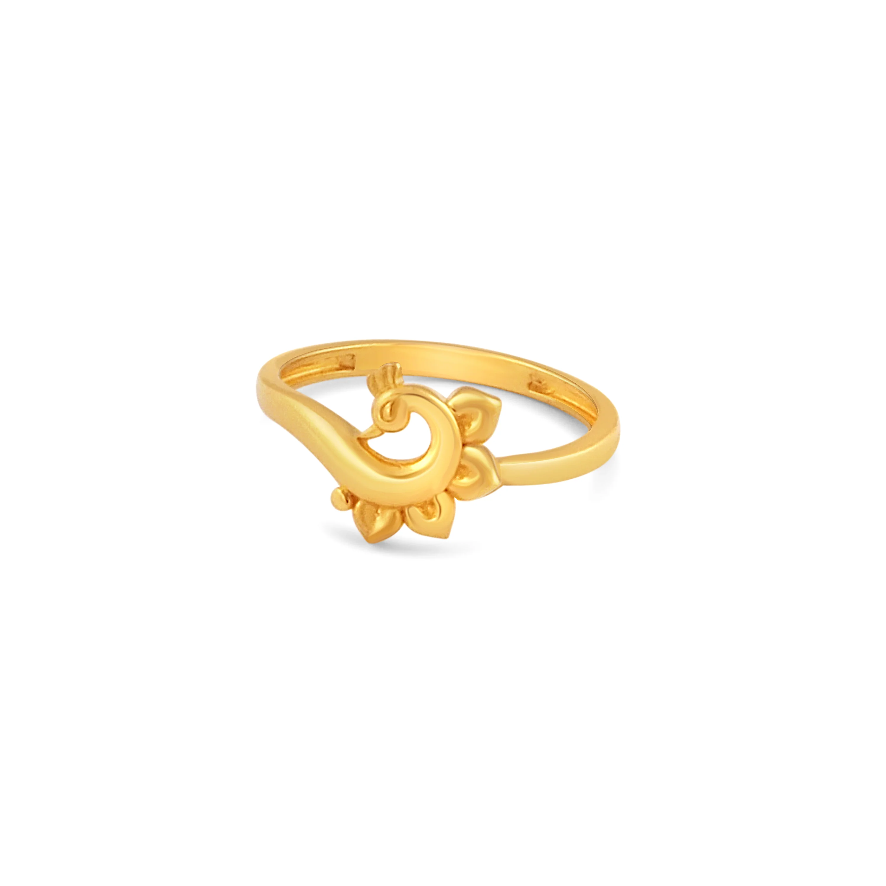 22ct Gold Peacock Inspired Ring – Traditional Statement Ring | Size L½ - Image 2