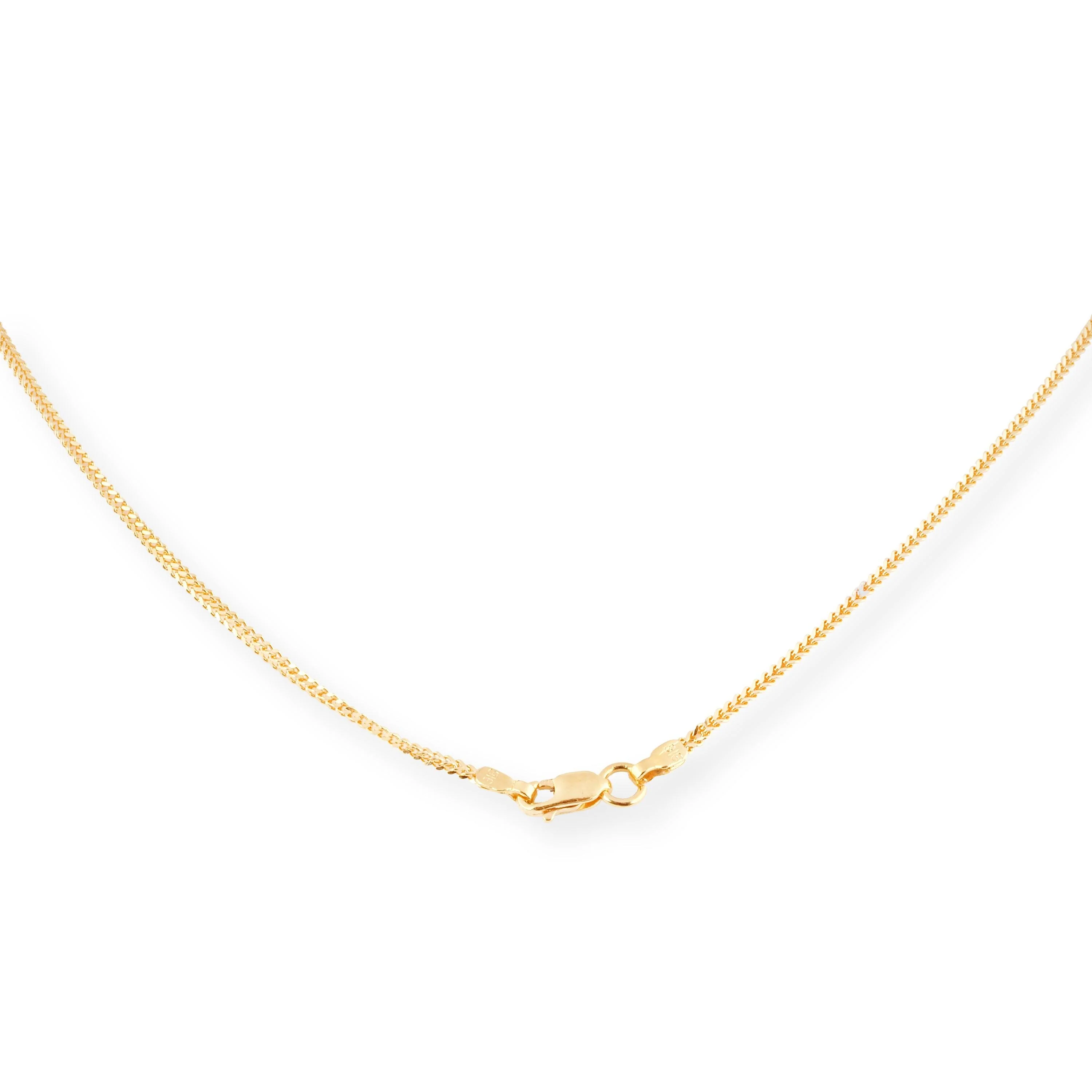 22ct Gold Pendant & Earrings Set with Red Cubic Zirconia and Round Cubic Zirconia Stones - Image 5