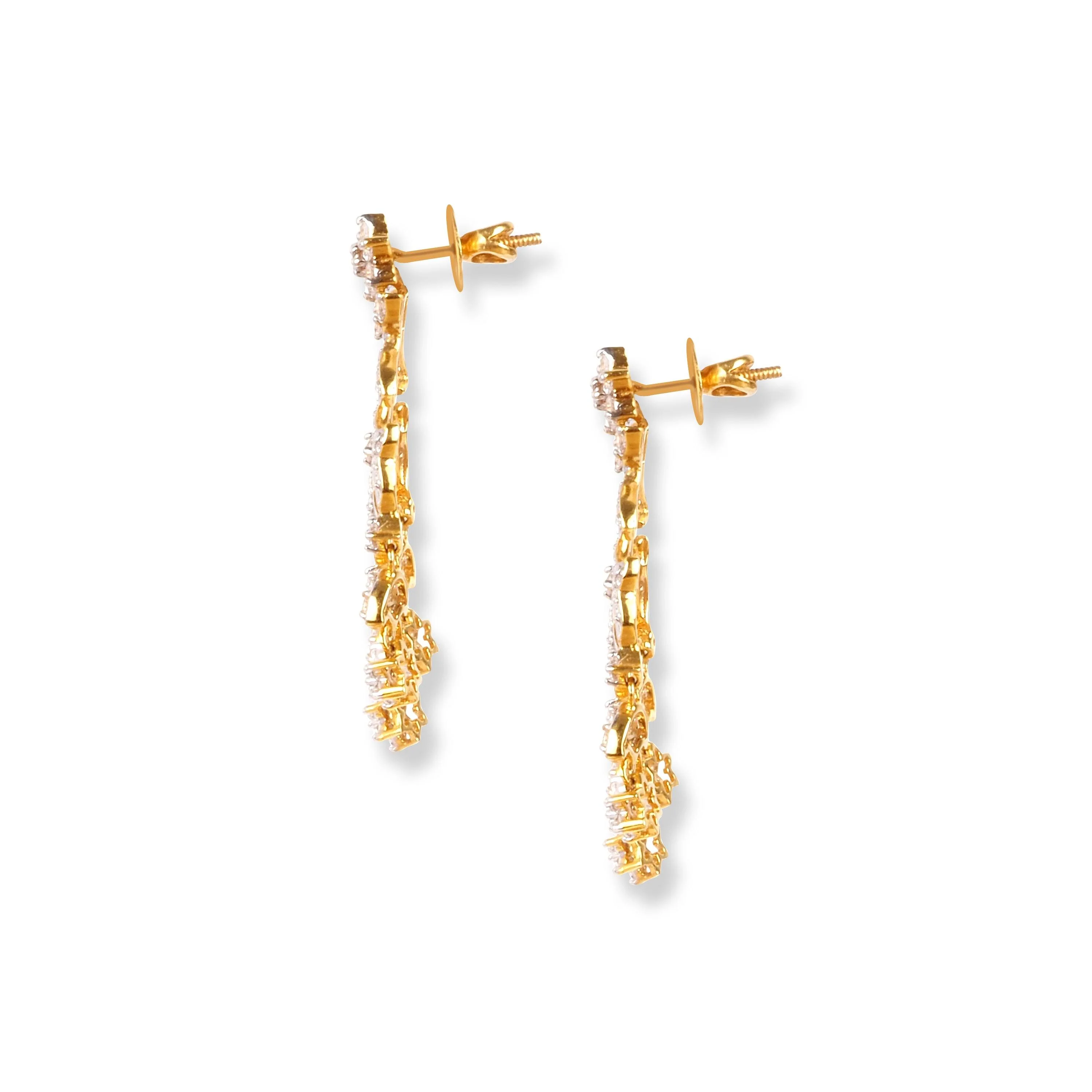 22ct Gold Set with Cubic Zirconia Stones - Sparkling stones - Image 7