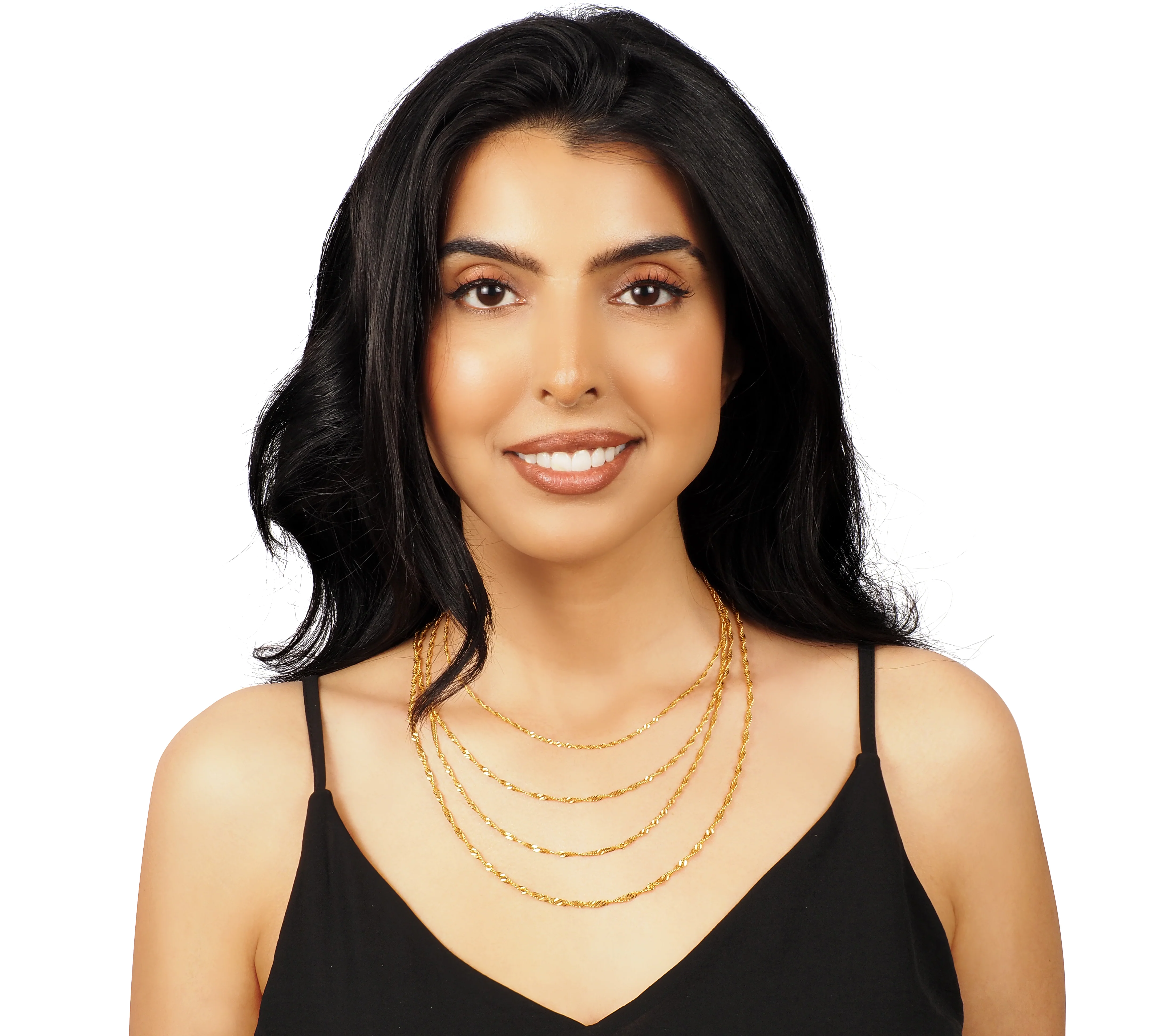 22ct Ripple Design Unisex Gold Chain with Lobster Clasp – Hallmarked - Image 3
