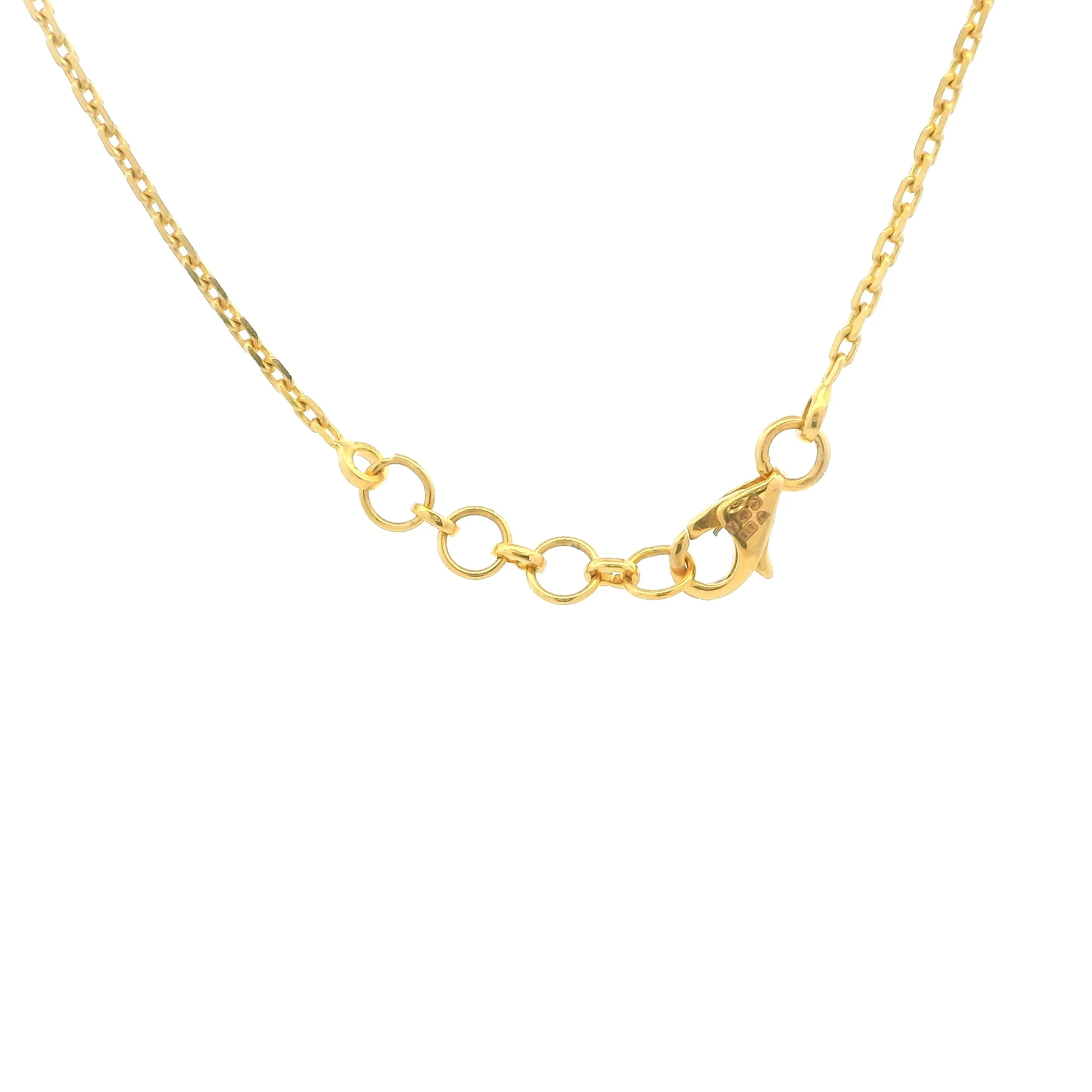 22ct Yellow Gold Mangalsutra | CZ Stone & Black Bead Traditional Design - Image 4