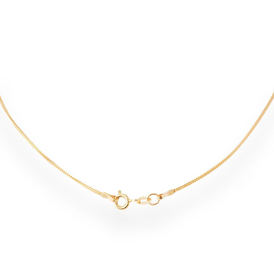 Elegant 22ct Gold Teardrop Pearl Necklace and Earrings with Red & White Cubic Ziconia Accents - Image 4