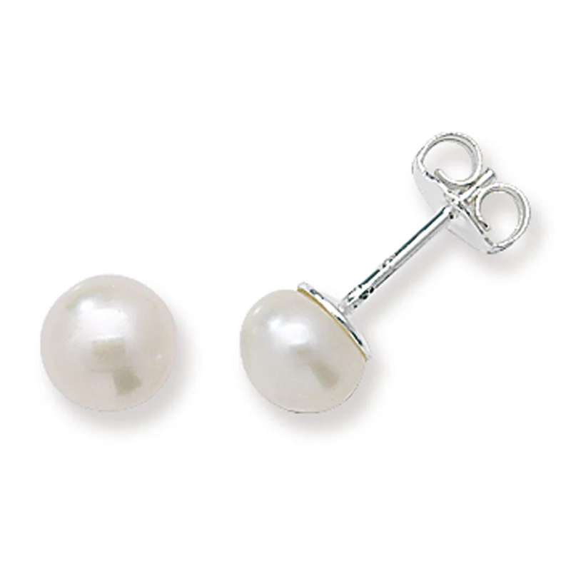 Sterling Silver Freshwater Pearl Earrings